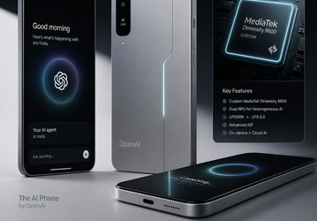 Первый ИИ-смартфон от создателей ChatGPT будет построен на платформе MediaTek Dimensity 9600, и у неё будет особенная «фишка»