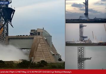 SpaceX заливает новейшую стартовую площадку водой: до запуска Starship следующего поколения остались считанные дни