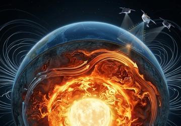 ESA зафиксировало резкую смену направления потоков во внешнем ядре Земли под Тихим океаном