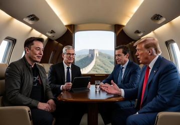 Маск, Кук и глава Boeing летят в Китай вместе с Трампом, а главу Nvidia не берут: готовится большая сделка между США и Китаем