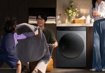 В новейшую стирально-сушильную машину Xiaomi на 13 кг достаточно добавлять порошок и кондиционер всего раз в месяц 