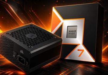 Очень выгодное предложение: в США Ryzen 7 9800X3D подешевел до 420 долларов, бонусом дают блок питания Corsair CX750M