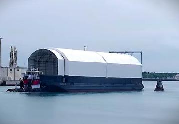 «Перевозчик космических гигантов» готов: SpaceX переоборудовала баржу You’ll Thank Me Later для доставки Super Heavy