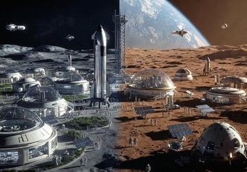 Илон Маск: главная цель SpaceX — создать саморазвивающиеся цивилизации не только на Марсе, но и на Луне. Второе будет быстрее, но есть нюансы
