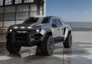 Бронированный пикап выживальщика с 850-сильным V8 и встроенным распылителем перечного газа: представлен Rezvani Fortress за 285 тыс. долларов