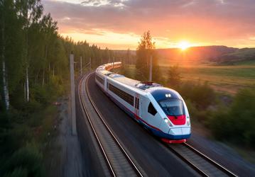 До 400 км/ч, из Москвы в Санкт-Петербург за 2 часа 15 минут. Для первой в России ВСМ испытали десятки элементов