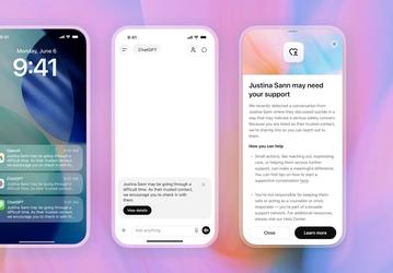 Доверенное лицо в ChatGPT: OpenAI внедряет систему экстренной помощи при обсуждении депрессии и самоповреждений