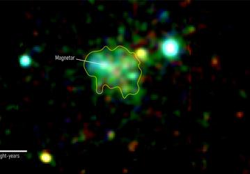 Телескоп Fermi впервые запечатлел рождение магнетара внутри гиперновой
