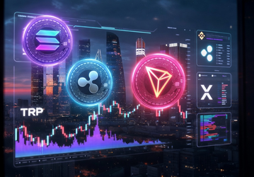 МосБиржа запускает торги фьючерсами на индексы Solana, Ripple и Tron 