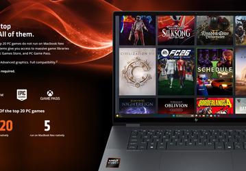 AMD решила показать, что ноутбук за 600 долларов с её процессором из 2023 года лучше, чем MacBook Neo