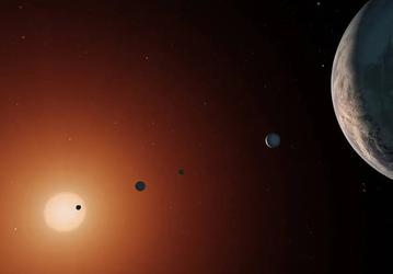 Климатическая модель показала, что экзопланета TRAPPIST-1e может быть прохладной и с узкой зоной потенциальной обитаемости, а TRAPPIST-1f — почти полностью ледяной планетой