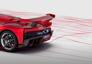 Ferrari запатентовала «гибкое» заднее антикрыло, перераспределяющее прижимную силу на поворотах
