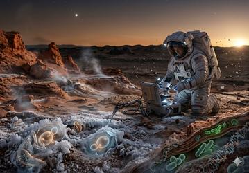 Космические микробы выживают на Марсе и Луне, но становятся опаснее для иммунитета человека — показало исследование
