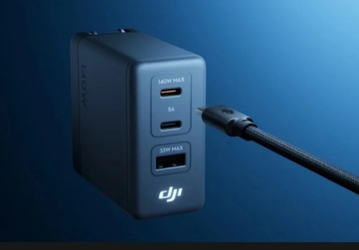 Представлена первая зарядка от DJI — и сразу на 140 Вт, на основе технологии GaN