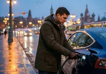 Существенный скачок: продажи новых электромобилей и гибридов в России выросли на 88%