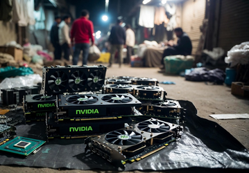 Самые передовые ИИ-чипы Nvidia уходят на «чёрный рынок» Китая с двукратной наценкой