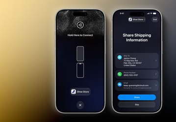 На iPhone добавили новую функцию «Поделиться касанием»