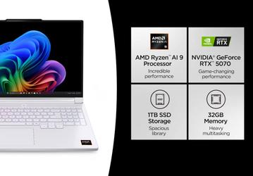 Всего лишь GeForce RTX 5070 Laptop, но ноутбук стоит почти 3400 долларов. Lenovo выпустила очень недешёвый Legion 7 16AGP11