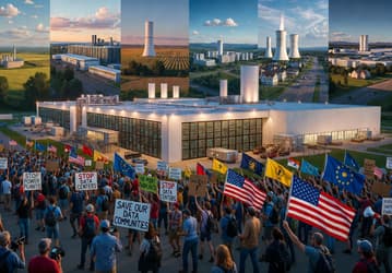 В США начались массовые протесты против ИИ: жители 42 штатов выступили против строительства дата-центров