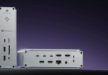 14 разъёмов, из которых три Thunderbolt 5. Представлена металлическая док-станция Keychron Thunderbolt 5 Dock (14-in-1)
