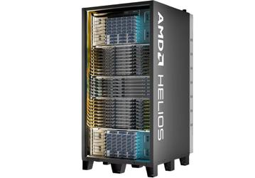 AMD запустила свой первый ИИ-суперсервер Helios для Microsoft, Meta* и OpenAI