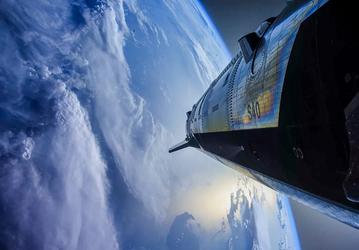 Будто кадры из фантастического фильма. Появились эффектные снимки Starship в космосе