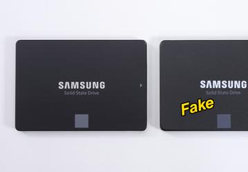 Фейковый SSD Samsung 870 EVO почти идентичен настоящему внешне, но выходит из строя, если записать более 120 ГБ