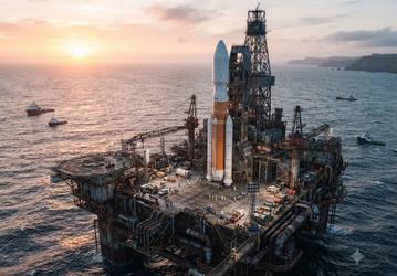 США рассматривают запуск ракет с бывших нефтяных платформ в океане