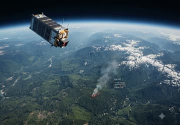 Первый спутниковый флот для поиска лесных пожаров до их распространения начал работу