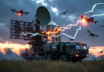 Российский комплекс РЭБ, способный  подавлять дроны на расстоянии до 2 км. Представлен «Поле-31»