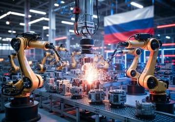 Россия ставит на роботизацию: число промышленных роботов выросло в 2,5 раза за пару лет