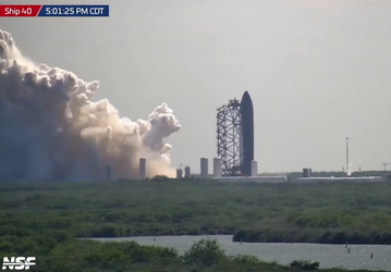 SpaceX успешно «зажгла» все 6 двигателей космического корабля Starship S40 — он прошел полные огневые испытания