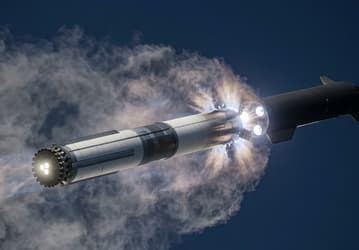 Илон Маск показал эффектное видео горячего разделения ступеней Starship