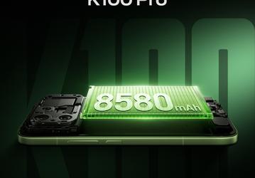 26% кремния, 8580 мА·ч, 100/50 Вт и 200 Мп. Xiaomi раскрыла ключевые характеристики Redmi K100 Pro