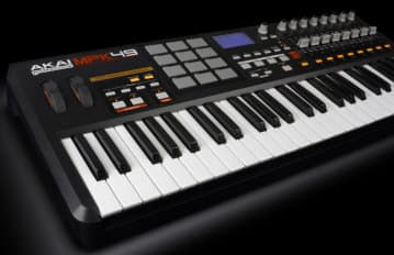 Akai MPK49 сценическая USB/MIDI клавиатура с MPC драм-пэдами