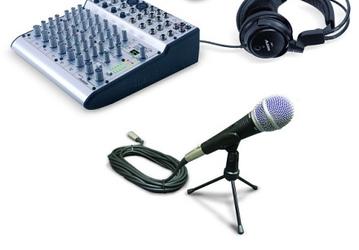 Наборы для подкастинга от Alesis с интерфейсами USB и FireWire