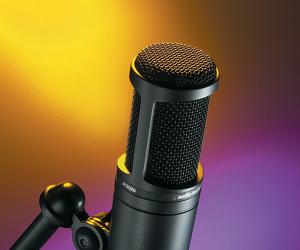 Audio-Technica AT2020 — недорогой конденсаторной микрофон для подкастинга и домашних студий