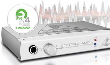F-Control Audio FCA202 — FireWire аудио-интерфейс от Behringer для мобильного использования