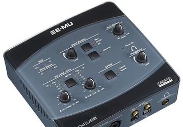 USB 2.0 аудио интерфейс E-MU 0404 с рекордными характеристиками