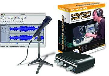 M-Audio Podcast Factory - профессиональное программно аппаратное решение для подкастинга