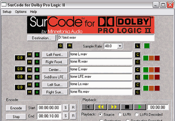 Minnetonka анонсирует VST версию плагина "SurCode for Dolby Pro Logic II"