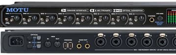 MOTU 8pre - рэковый FireWire аудио интерфейс c 8-ю микрофонными входами