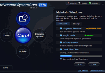 Утилиты: Advanced SystemCare 3 v.3.5.0