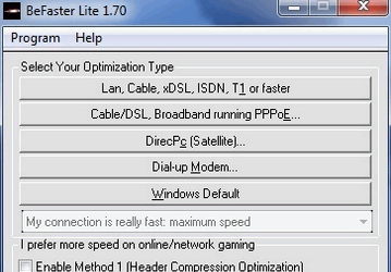 Настройщики: BeFaster Lite v.1.7