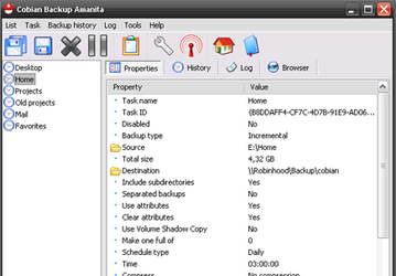 Резервное копирование: Cobian Backup v.10.0.2.687