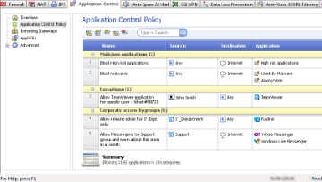 Программный блейд Check Point Application Control открывает путь к контролю приложений Web 2.0