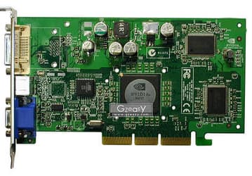 NVIDIA GeForce4 MX400 карта от китайской UNIKA