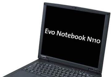 A4 ноутбук Evo Notebook N110 от Compaq