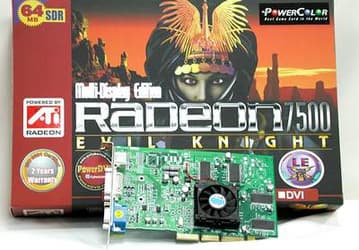 Radeon 7500LE карта от PowerColor