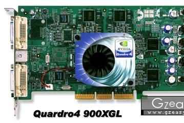 Графические карты линейки NVIDIA Quadro4, внешний вид